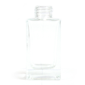 6x 100 ml Square Long Reed Diffuser Bottlle - Clear