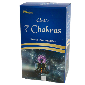 300x Vedic - Incense Sticks - 7 Chakras  (Full Carton - 25 boxes of 12)