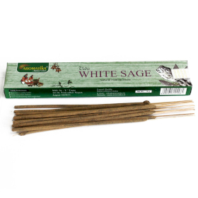 12x Vedic -Incense Sticks - White Sage