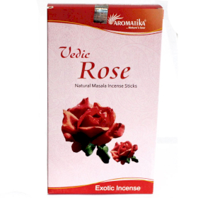 300x Vedic -Incense Sticks - Rose  (Full Carton - 25 boxes of 12)
