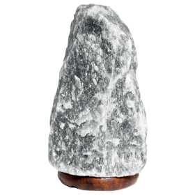 Grey Himalayan Natural Salt Lamp - UK Plug - 3-5kg
