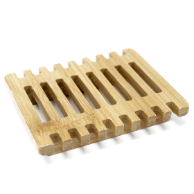 6x Hemu Wood Soap Dish - Piano