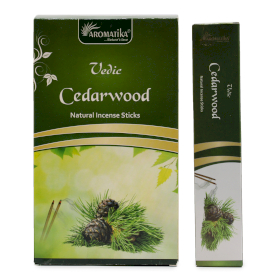 12x Vedic Incense Sticks - Cedarwood
