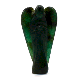 Hand Carved Gemstone Angel - Green Aventurine