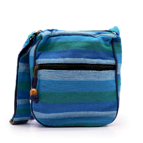 4x Lrg Nepal Sling Bag  (Adjustable Strap) - Blue Rivers