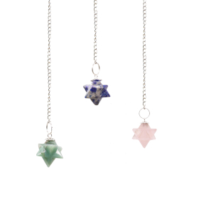 3x Merkaba (star) Pendulum - (asst)