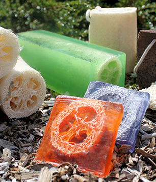 wholesale loofah soap