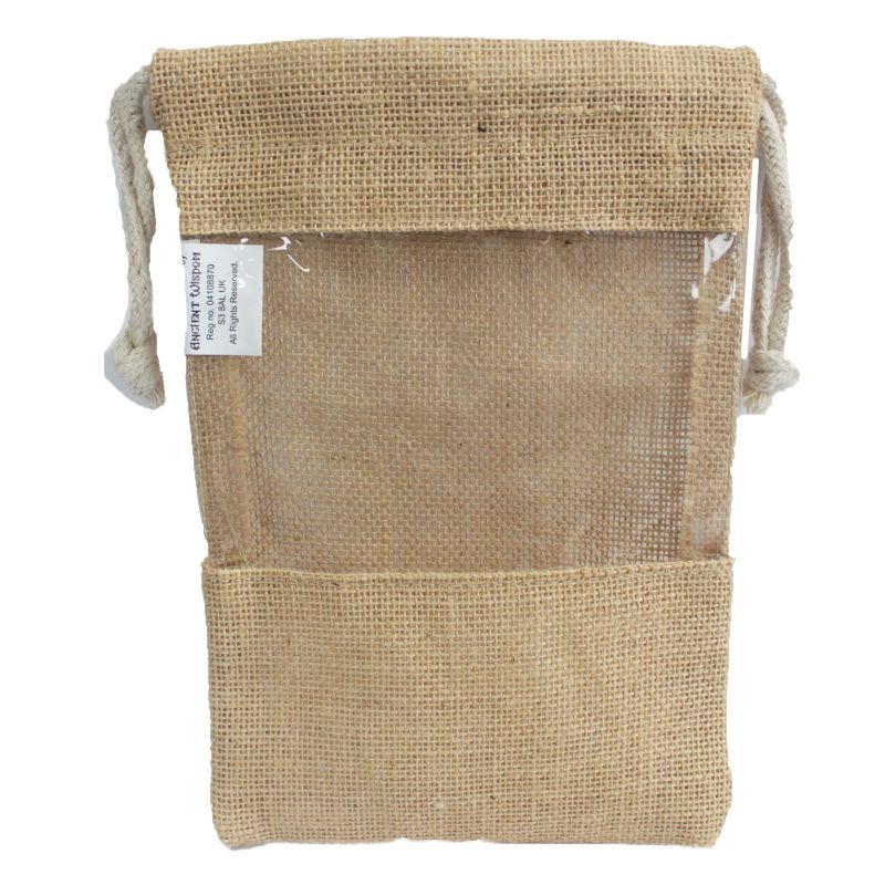 Lrg - Jute Window Bag 25x16cm