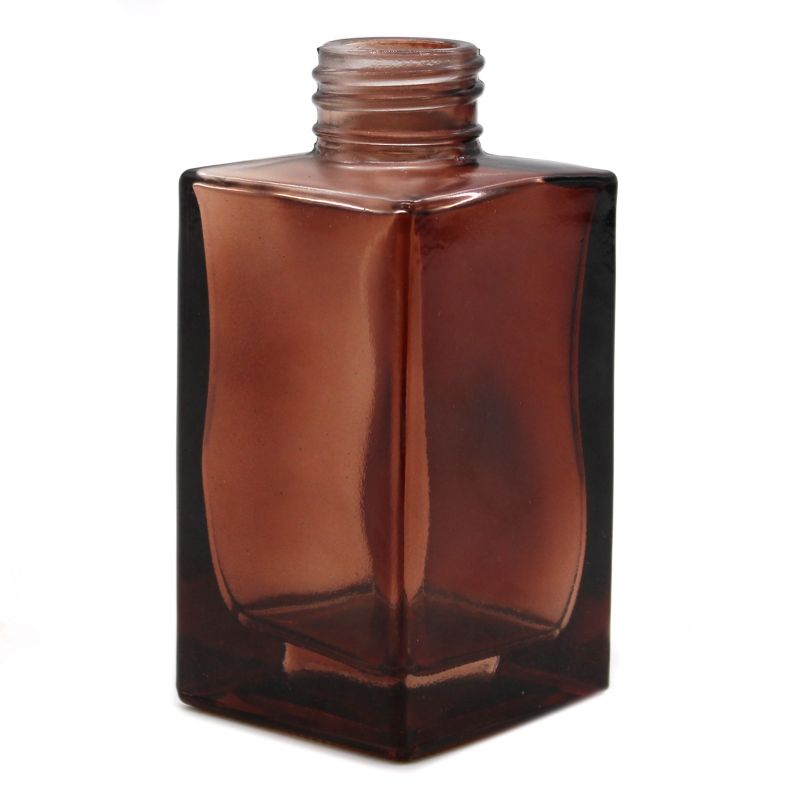 100 ml Square Long Reed Diffuser Bottle - Amber