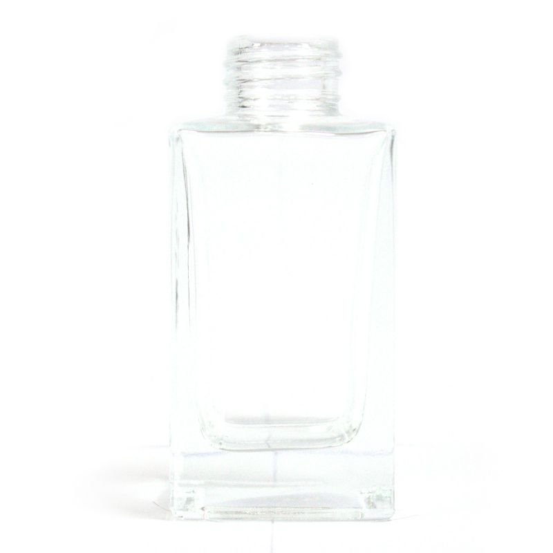 100 ml Square Long Reed Diffuser Bottlle - Clear