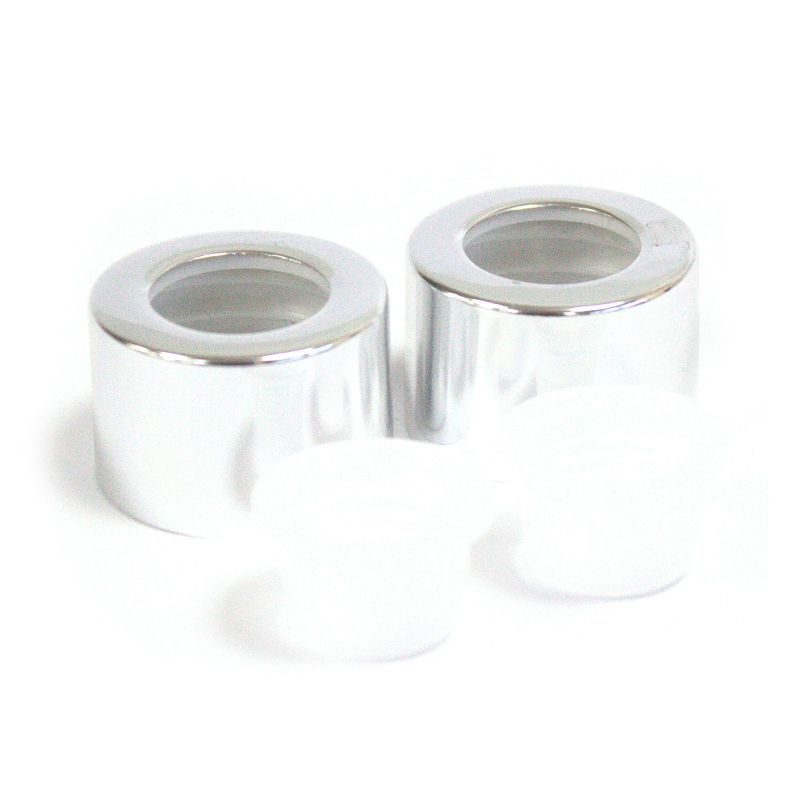 Silver Bottle Screw Cap and Lid – 22 mm Internal Thread, 12 mm Inner Seal
