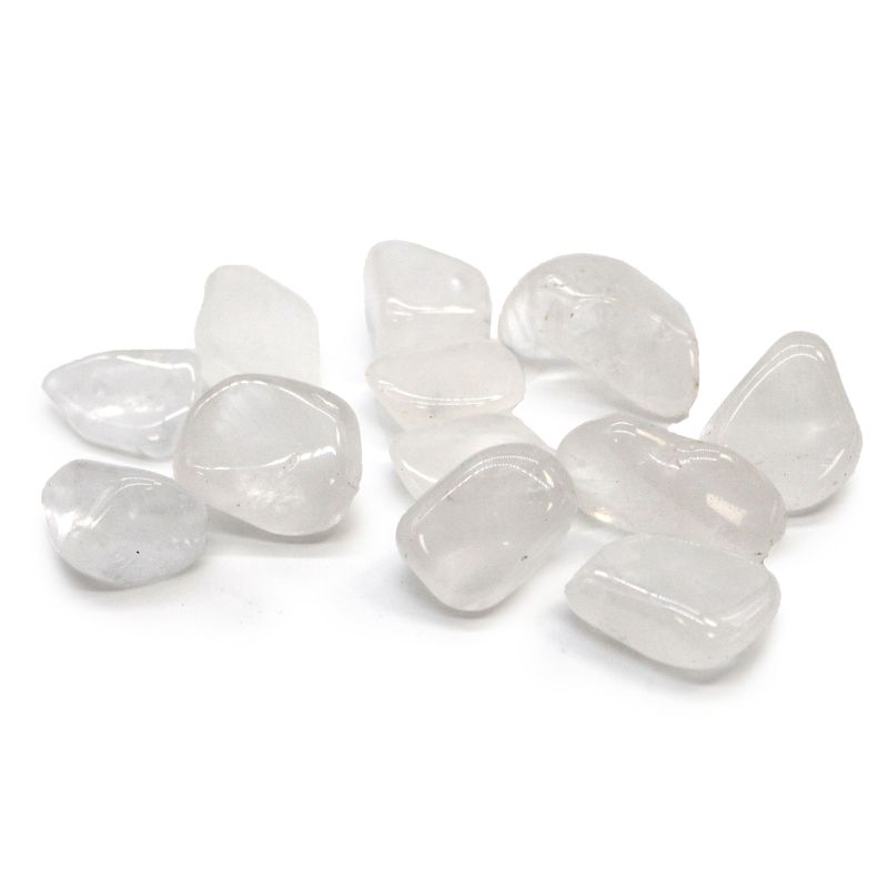 M Tumble Stone - Ice Quartz
