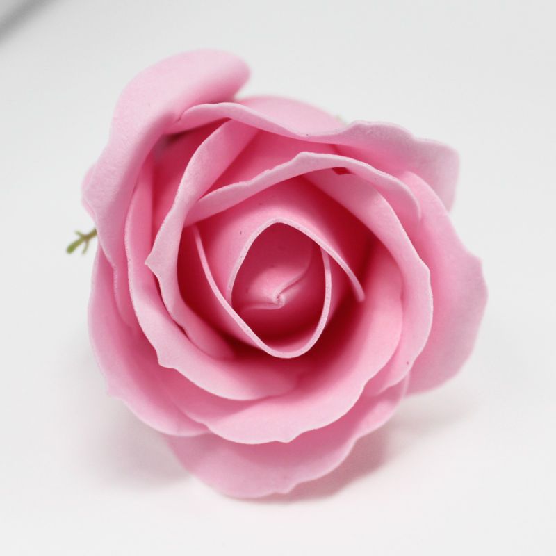 Wholesale Craft Soap Flowers - Med Rose - Blush