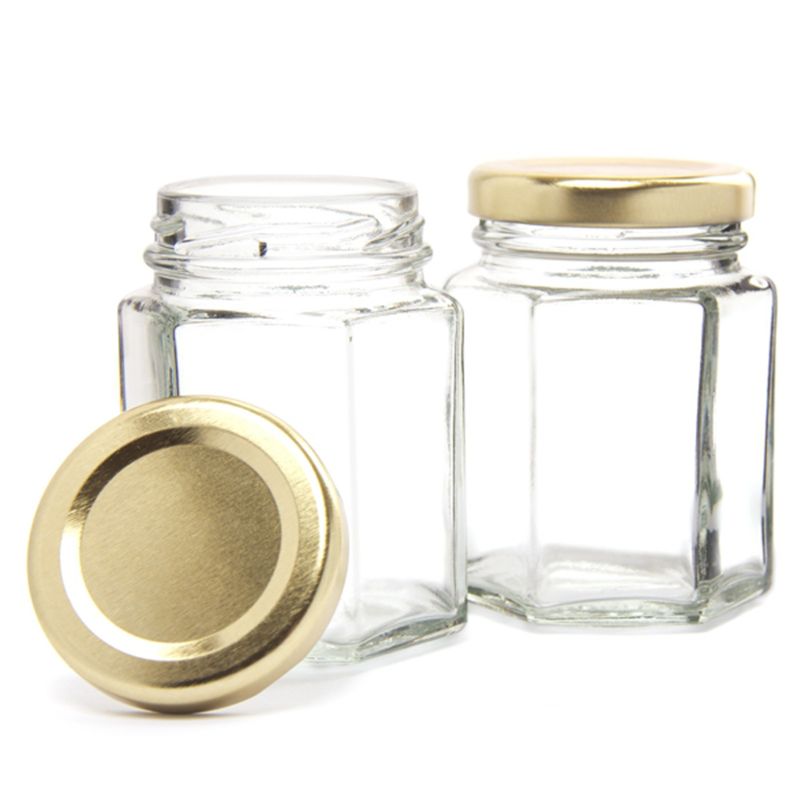 Glass Jar - Six Sides & Lid