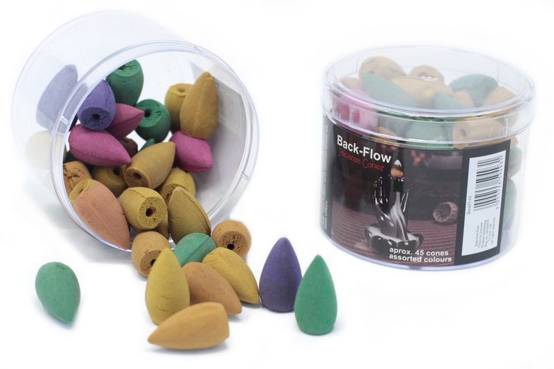 Tub of Back Flow Incense Cones (aprox 45)