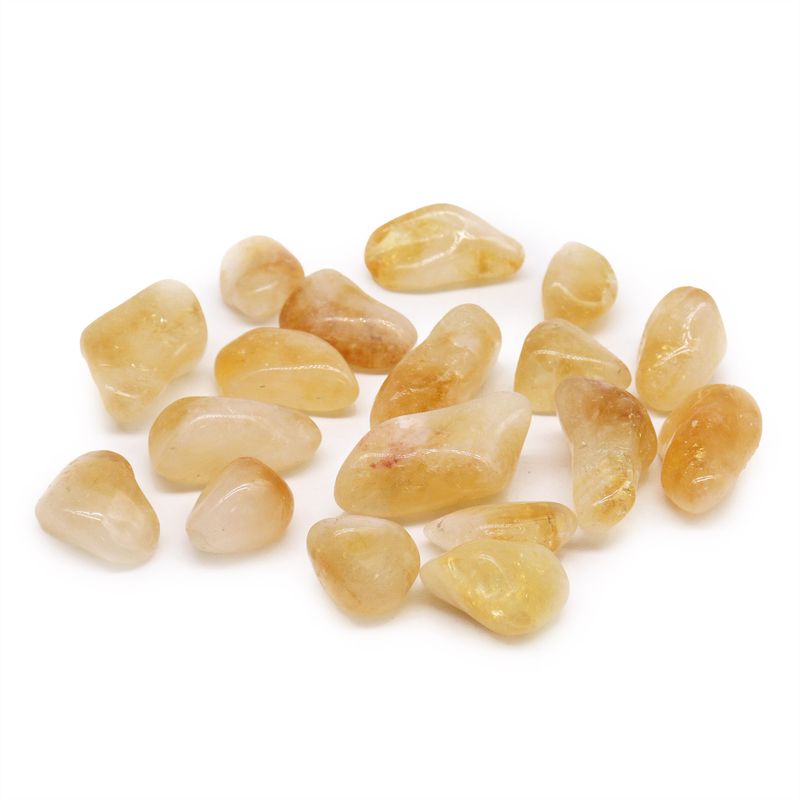 L Tumble Stone - Citrine Quartz Grade A
