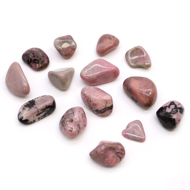 M Tumble Stone - Rhodonite