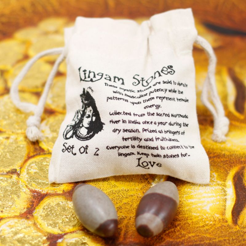 Two Inch Lingam - 2 Stones ( 4 pouches)