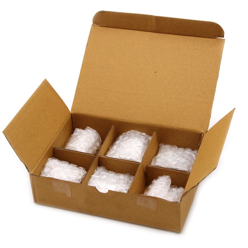 Set of 6 White Appophyllite Clusters 20-30mm