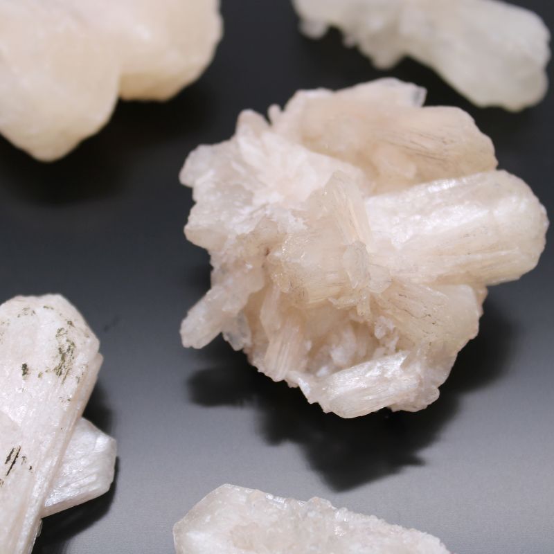 Set of 6 Stilbite Combination with Appophyllite 20-30mm