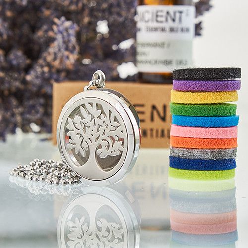 Aromatherapy Necklace-Tree of Life 30mm