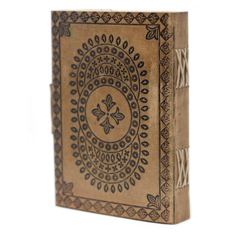 Leather Mandala Notebook (7x5")