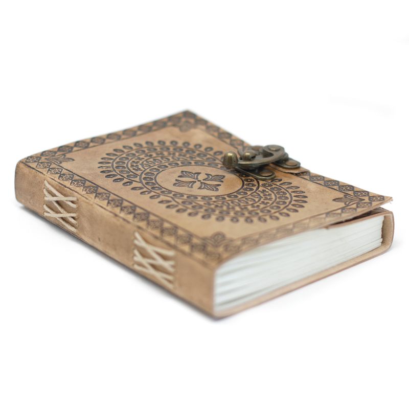 Leather Mandala Notebook (7x5")