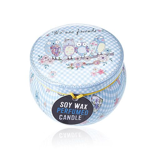 Art Tin Candles - Friendly Messages - Parma Violet