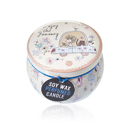 Art Tin Candles - Friendly Messages - Parma Violet