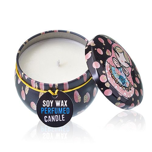 Art Tin Candles - Russian Dolls - Dolly Blue