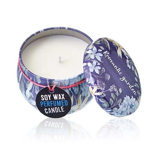 Art Tin Candles - Romantic Garden - Tea and Rose