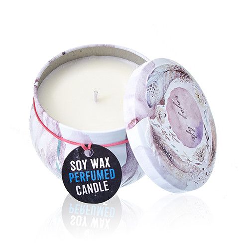 Art Tin Candles - Parisian Weekend - Peonies