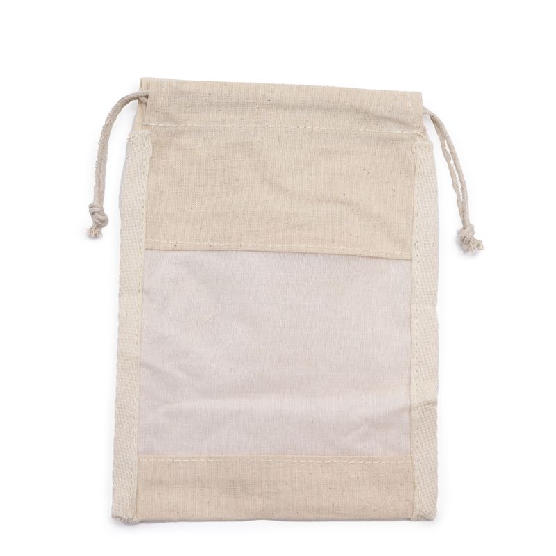 Med Cotton Window Pouch - 21x15cm