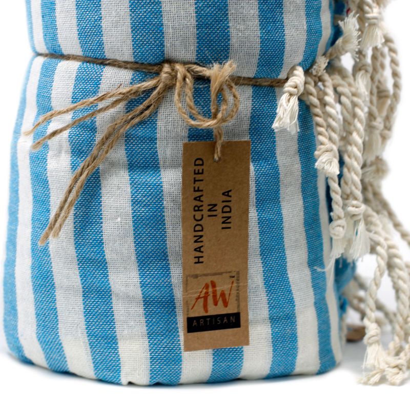 Cotton Pareo Towel - 100x180 cm - Sky Blue