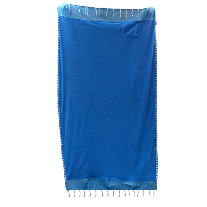 Cotton Pareo Towel - 100x180 cm - Sky Blue