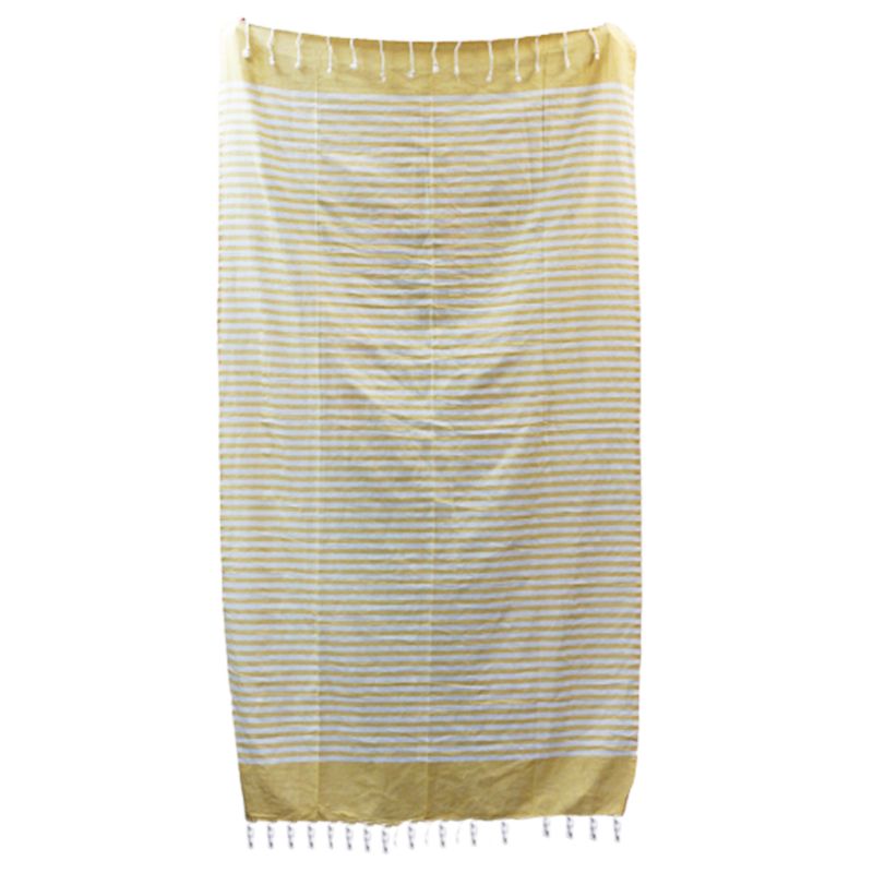 Cotton Pareo Towel - 100x180 cm - Sunny Yellow