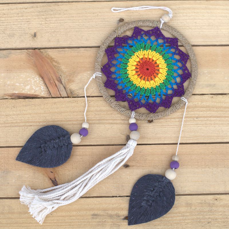 Dream Catcher - Medium Rainbow Elemental Spirits - 35cm