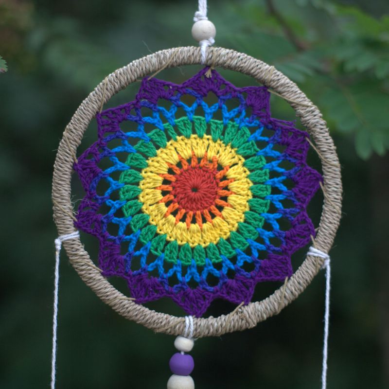 Dream Catcher - Medium Rainbow Elemental Spirits - 35cm