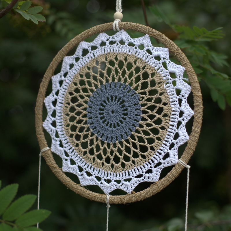 Dream Catcher - Large Brown Elemental Spirits - 65cm