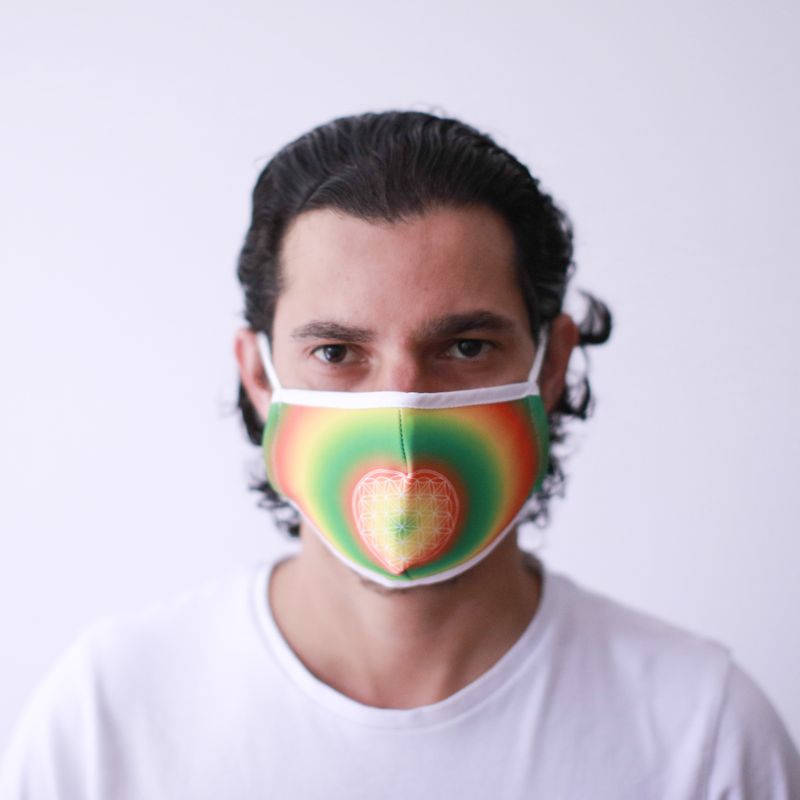 Reusable Fashion Face Mask - Flower of Life (Adult)
