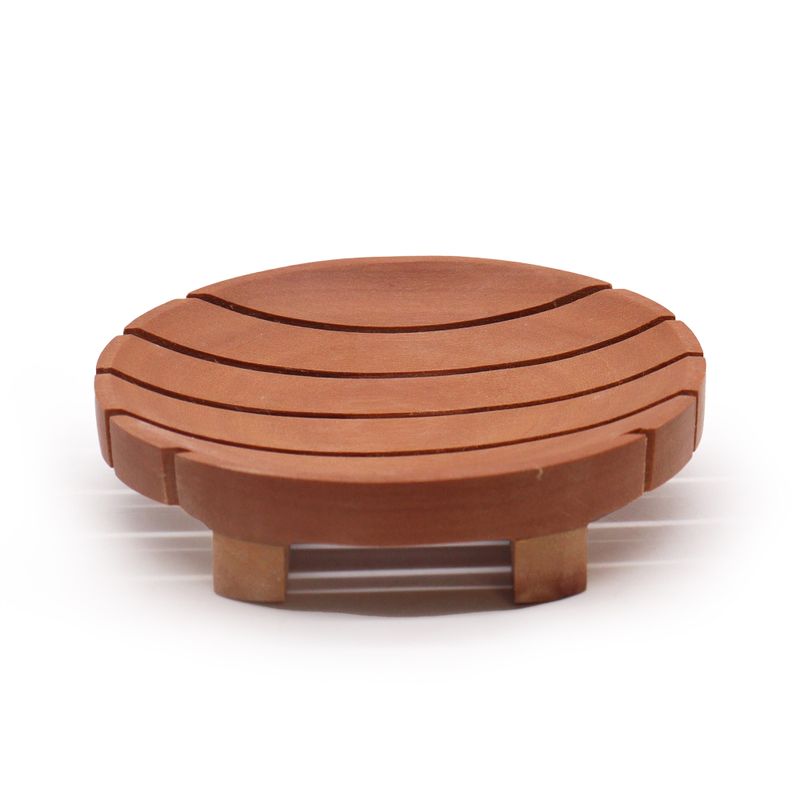 Classic Naseberry Soap Dish - Round