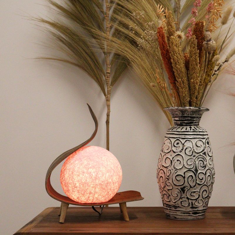Natural Coconut Lamp - Chocolate Twist