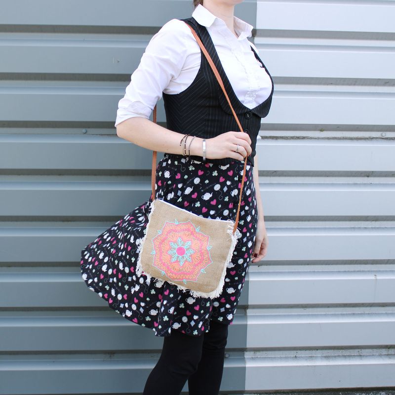 Fab Fringe Bag - Mandala Embroidery