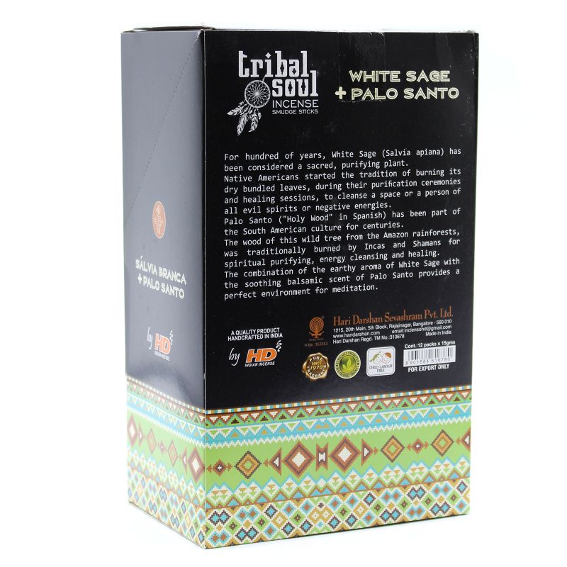 Tribal Soul Incense- White Sage + Palo Santo