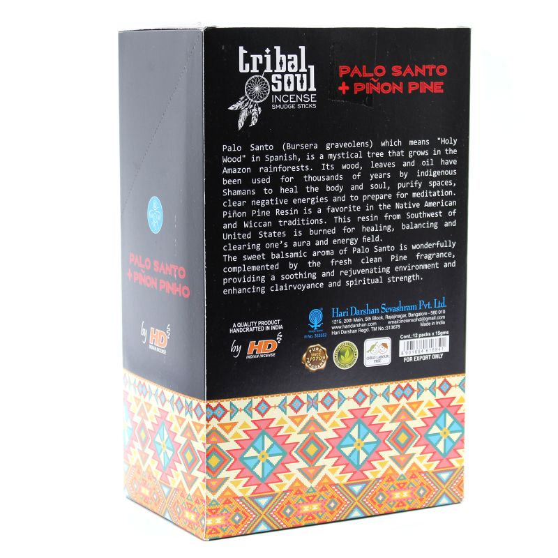 Tribal Soul Incense- Palo Santo + Pinon Pine