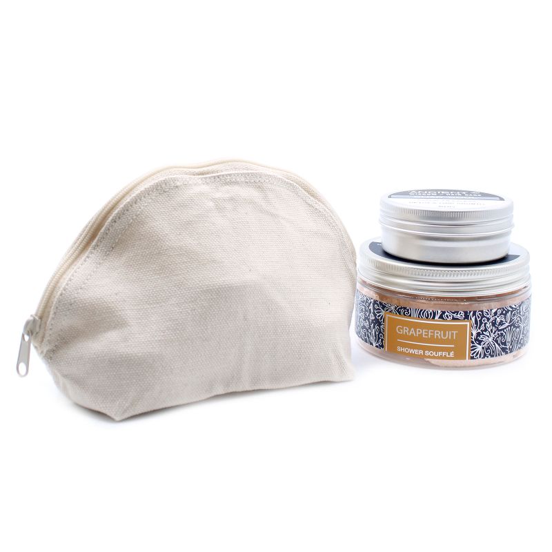 Natural Cotton Toiletry Bag 10 oz - Moon Bag