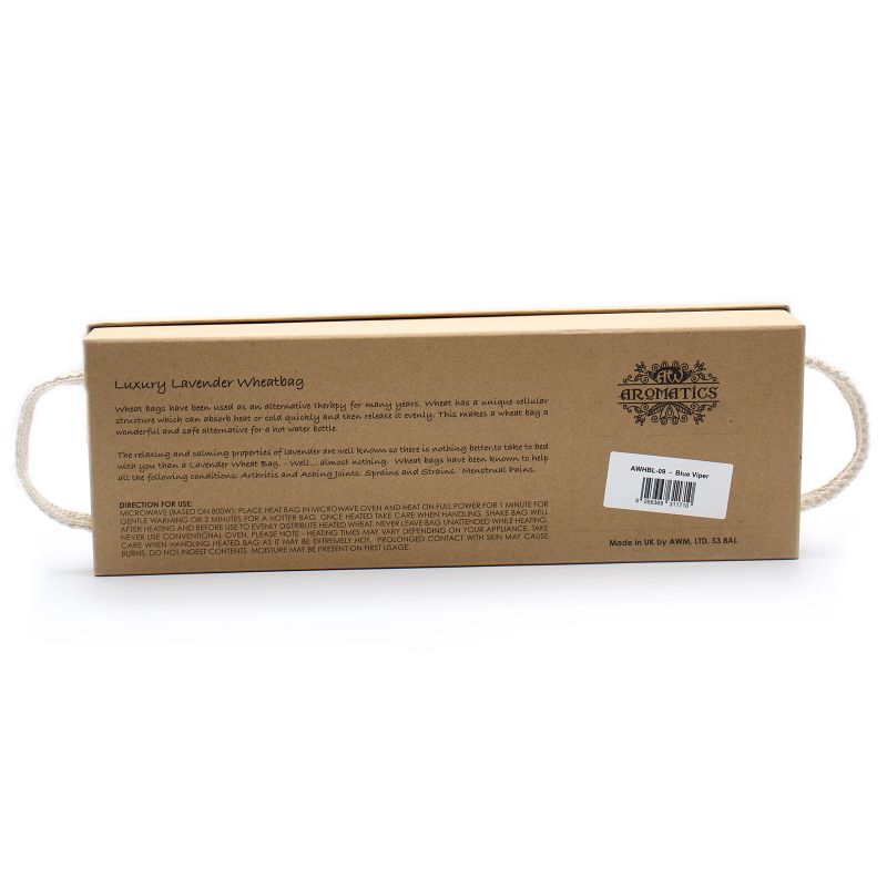 Luxury Lavender Wheat Bag in Gift Box - Blue Viper