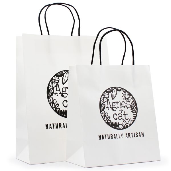 Agnes & Cat Paper Carrier Bags