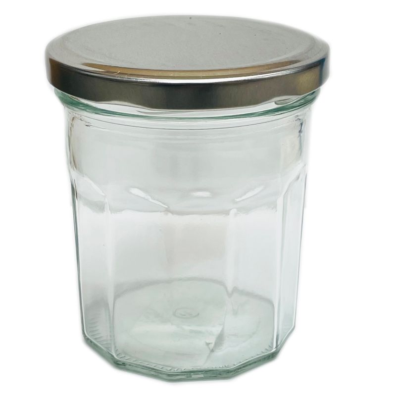 Glass Jar - Twelve Sides & Lid