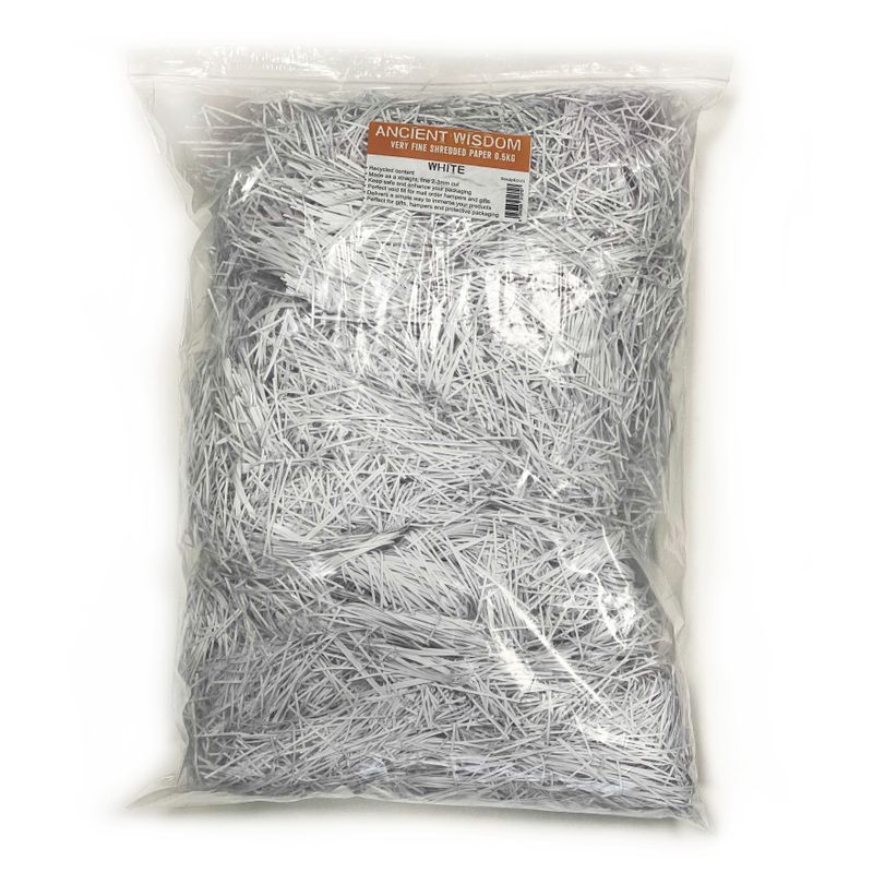 Very Fine Shredded paper - White 0.5kg